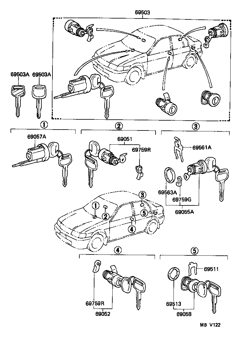 6905716140 TOYOTA