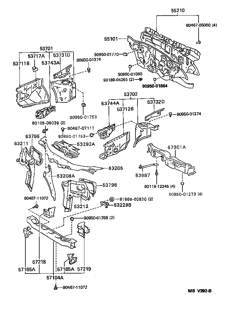 5379516010 TOYOTA