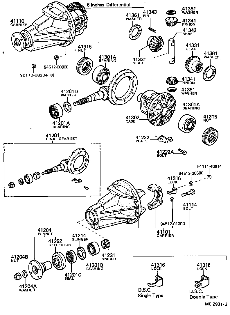 4111020201 TOYOTA