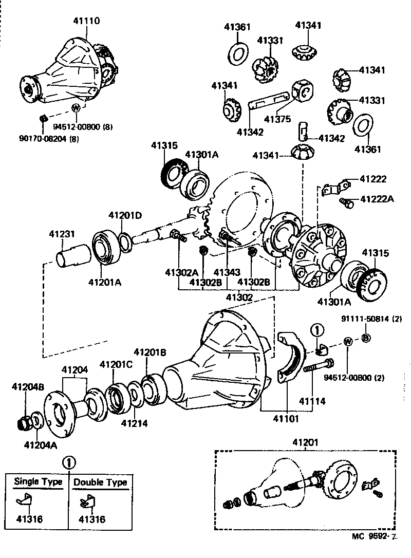 4120119525 TOYOTA