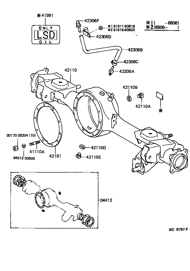 4111060100 TOYOTA