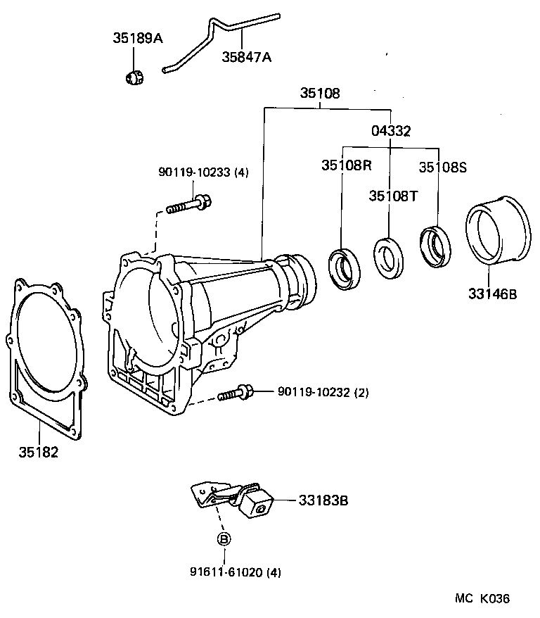 3510835050 TOYOTA