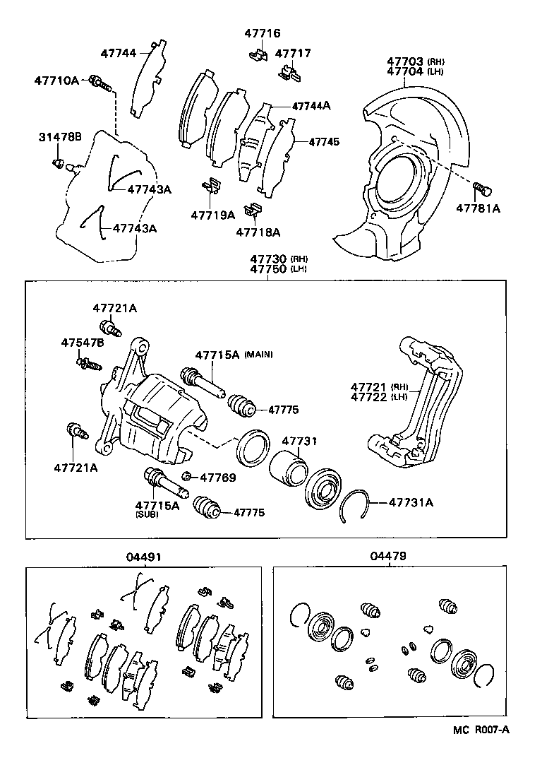 0446520450 TOYOTA