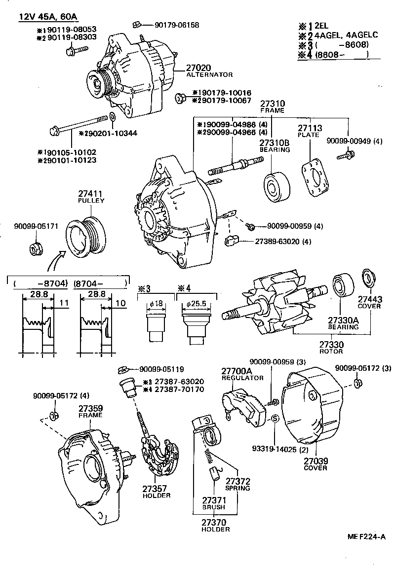 2738868040 TOYOTA