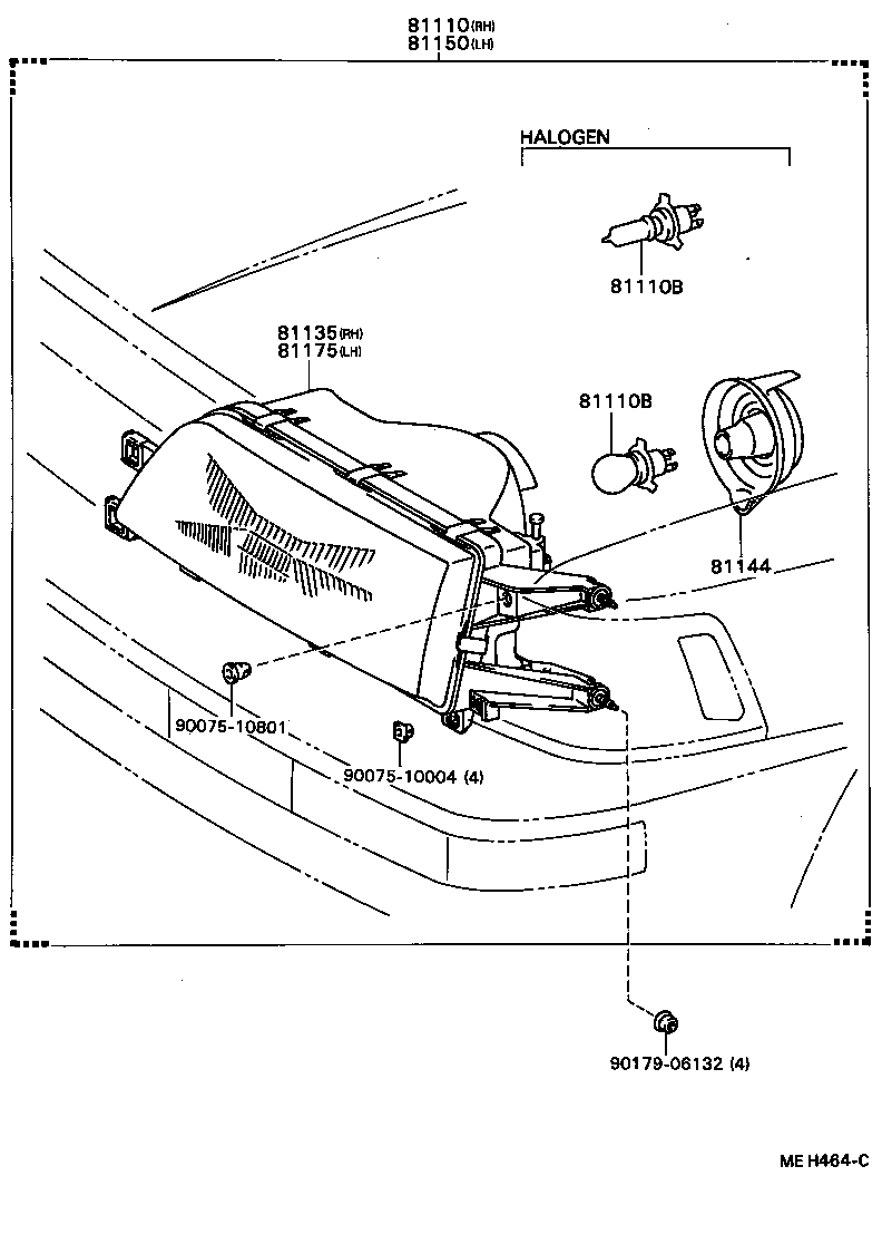 8113032261 TOYOTA