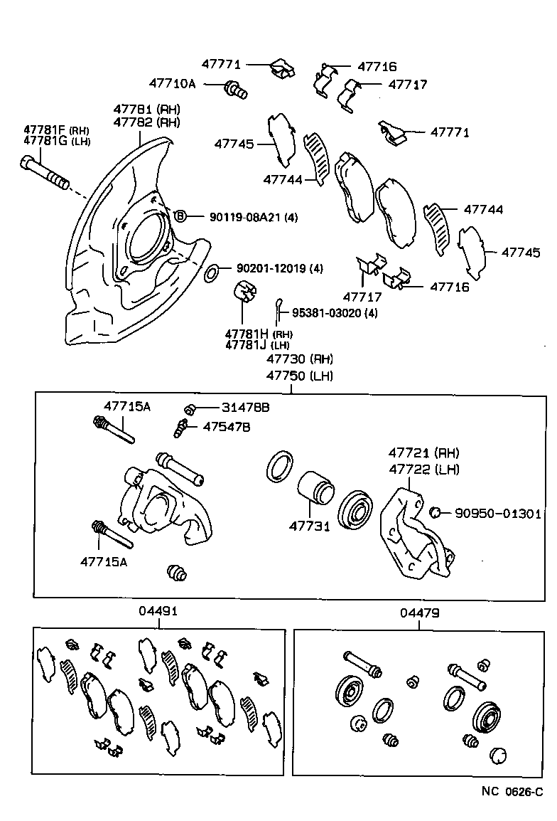 0446522030 TOYOTA