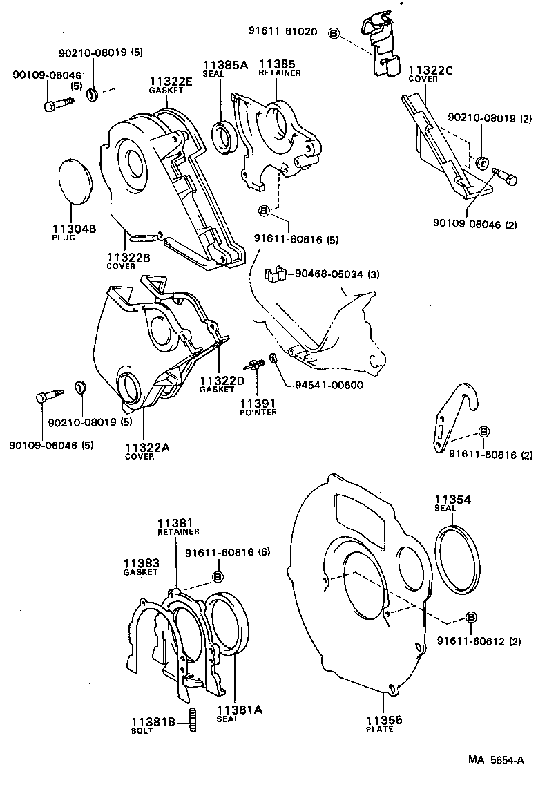 9095001307 TOYOTA