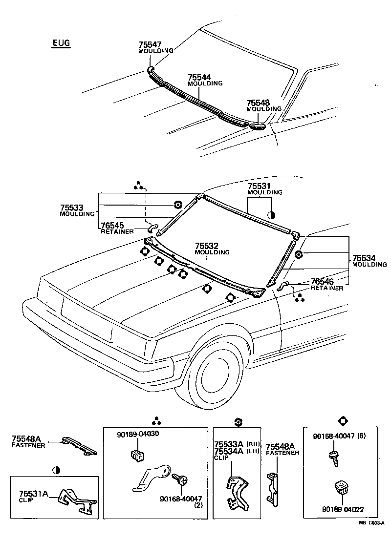 7553514130 TOYOTA