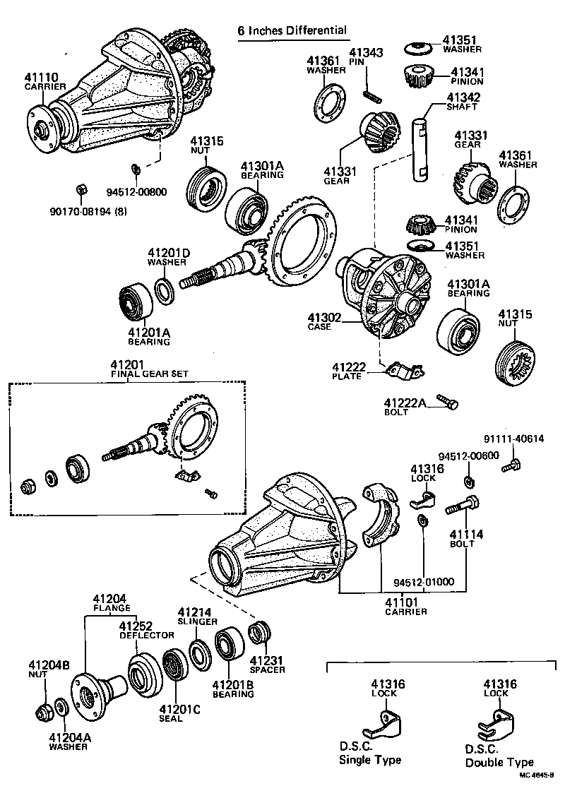 4111012110 TOYOTA