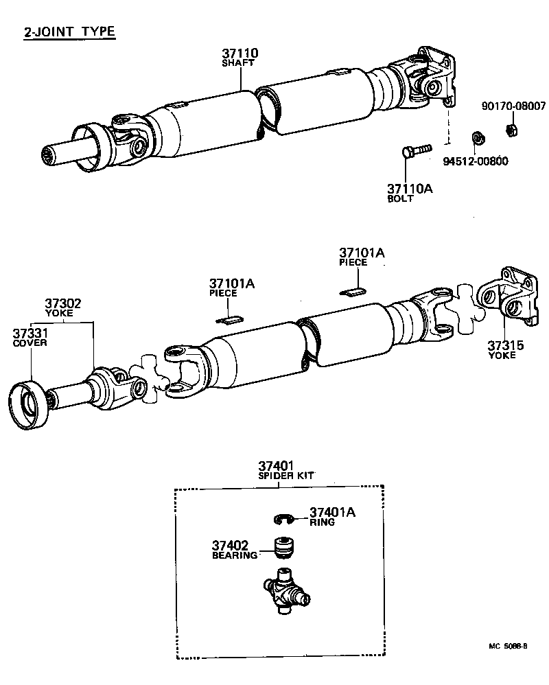 3710014190 TOYOTA