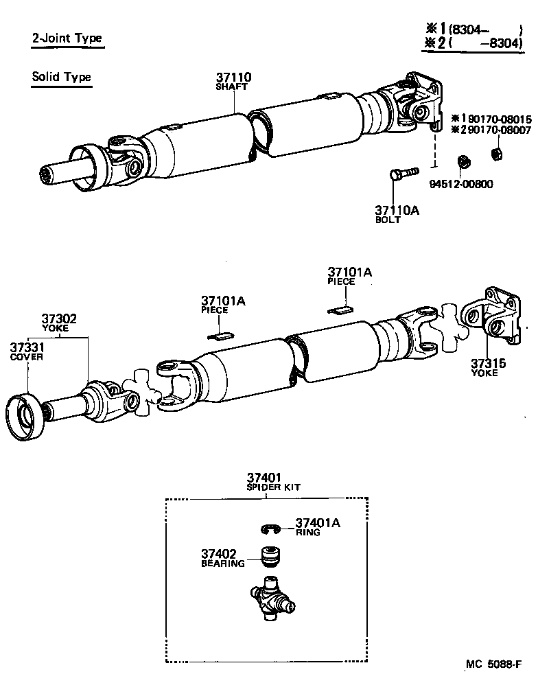 3710014391 TOYOTA