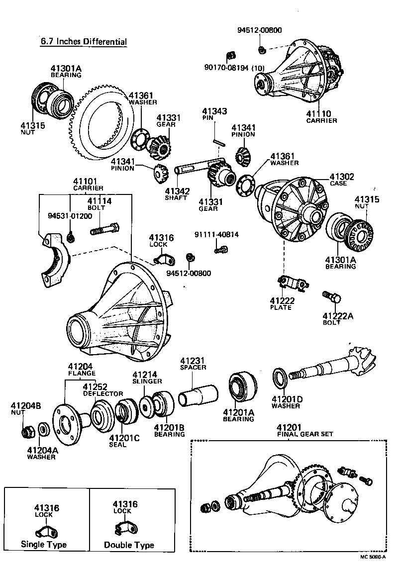 4111014122 TOYOTA