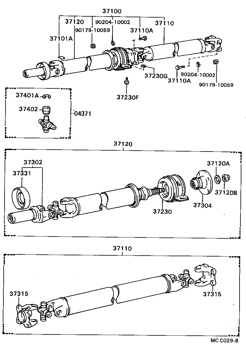 3733124010 TOYOTA