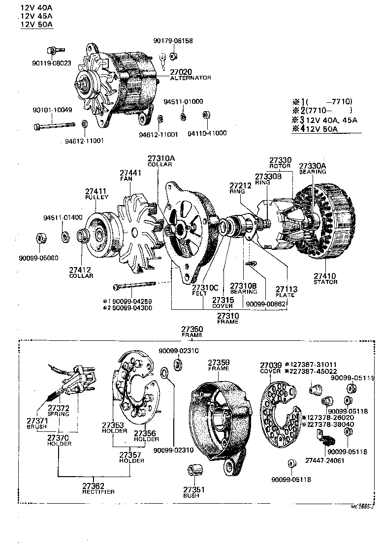 2741044040 TOYOTA