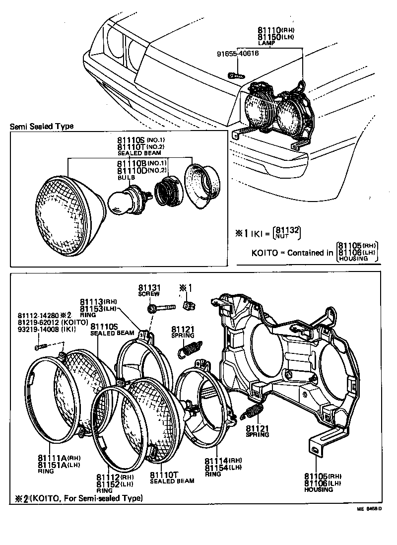 8115214340 TOYOTA