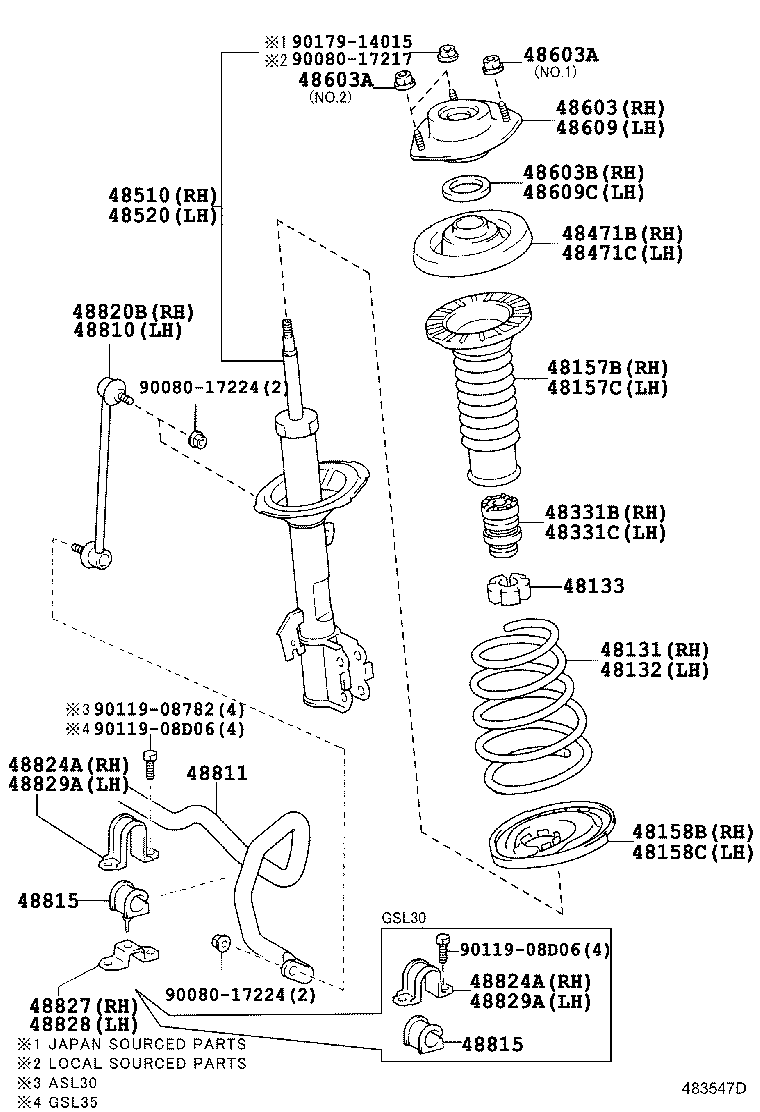 4833108010 TOYOTA