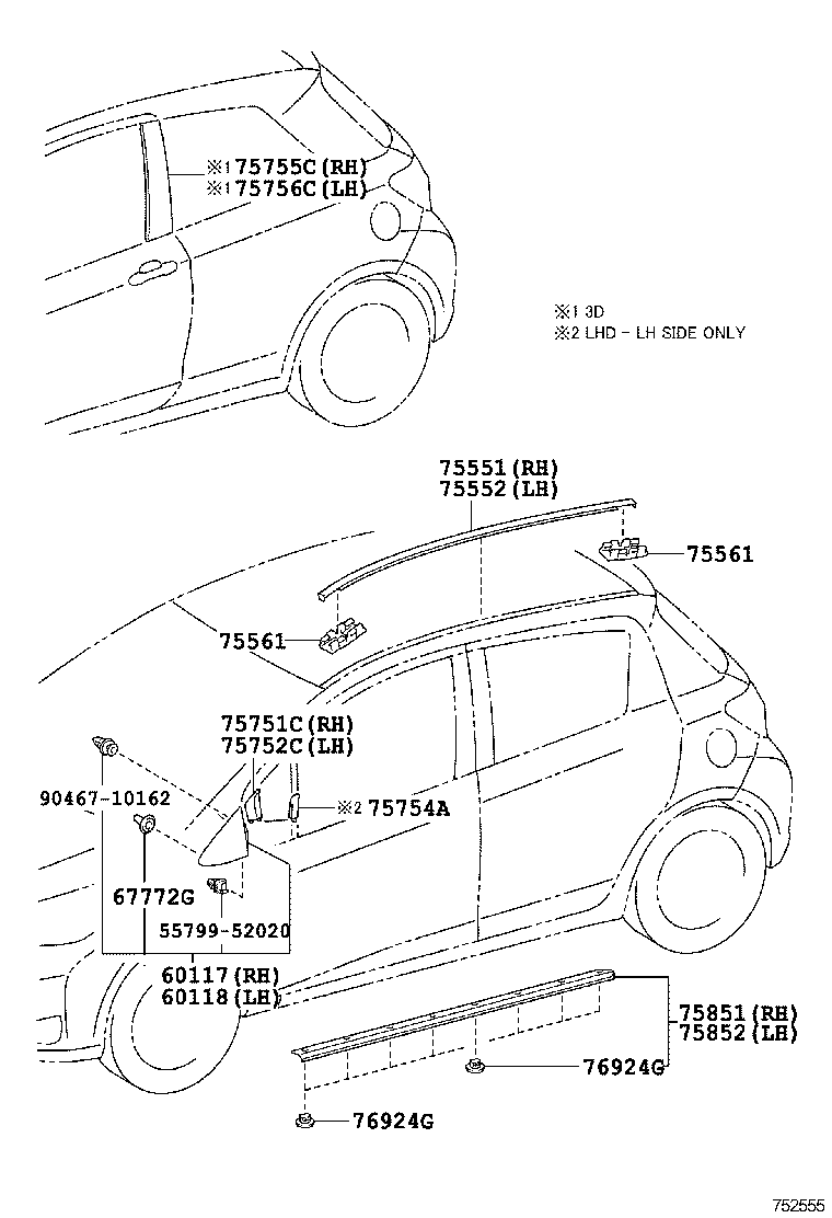 7575652040 TOYOTA