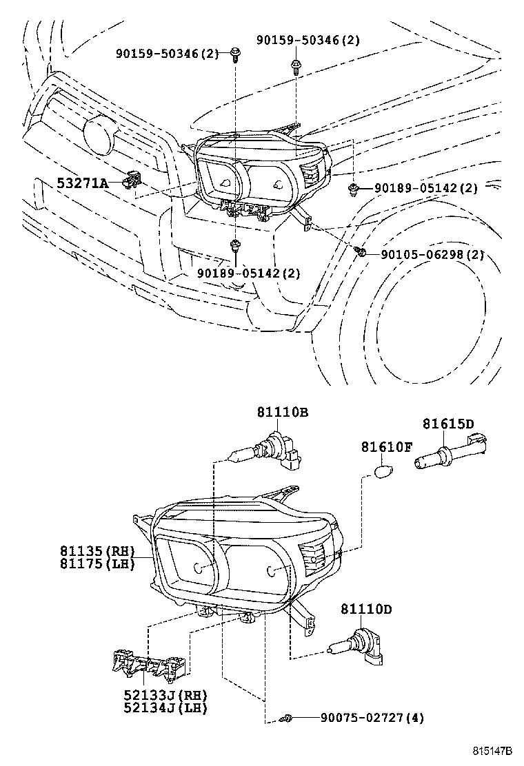 5213435040 TOYOTA