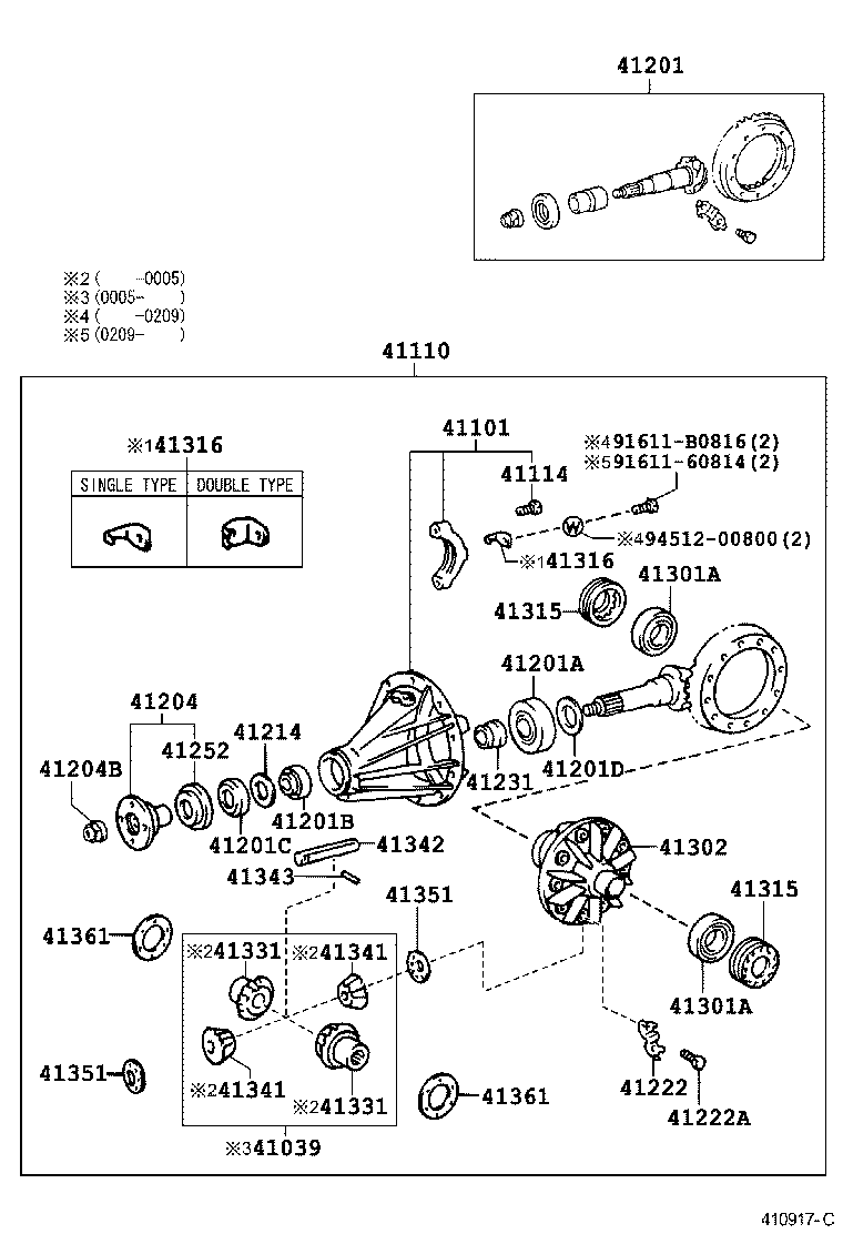 4111043030 TOYOTA