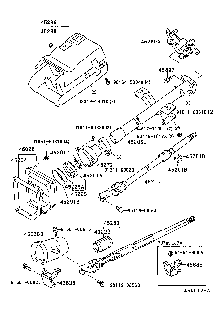 4525935010 TOYOTA