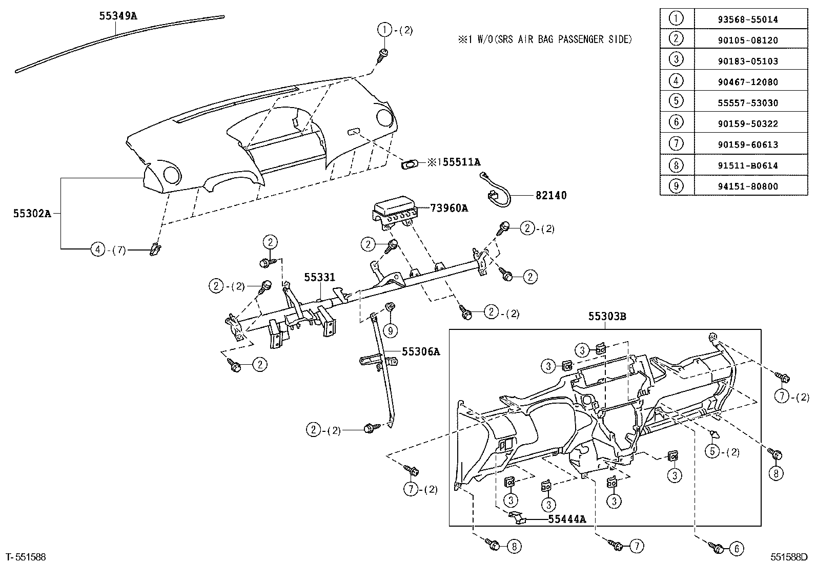 5544452261 TOYOTA