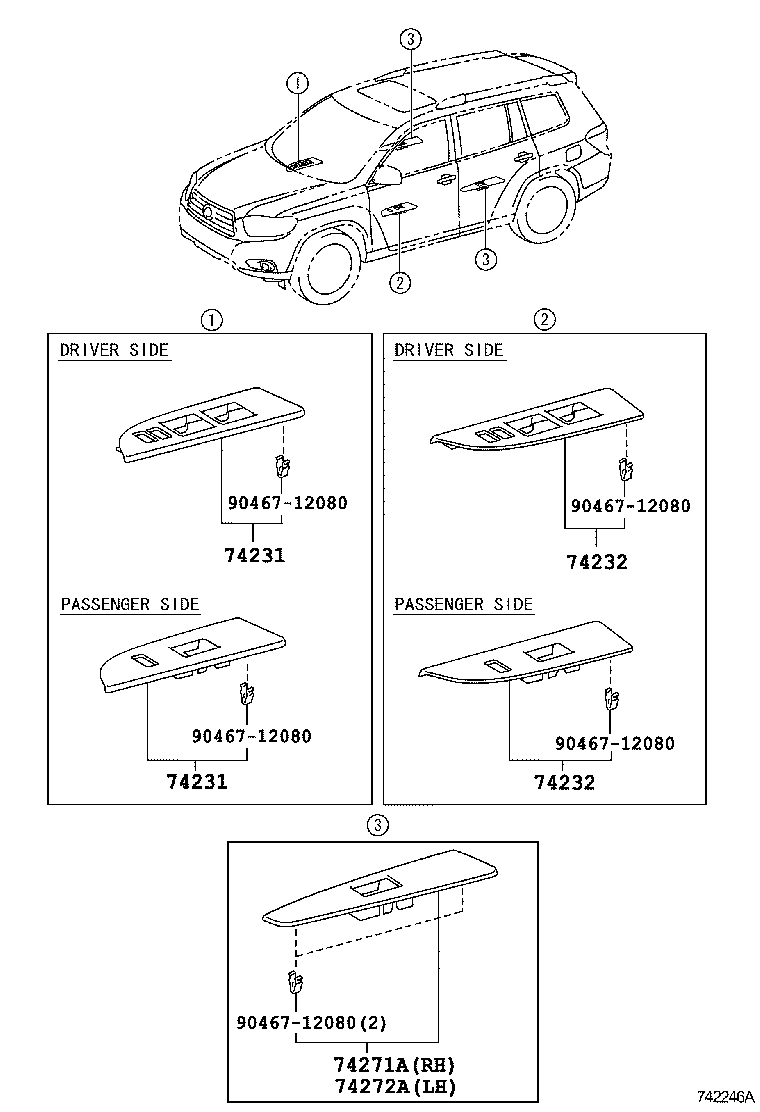 7464548030 TOYOTA