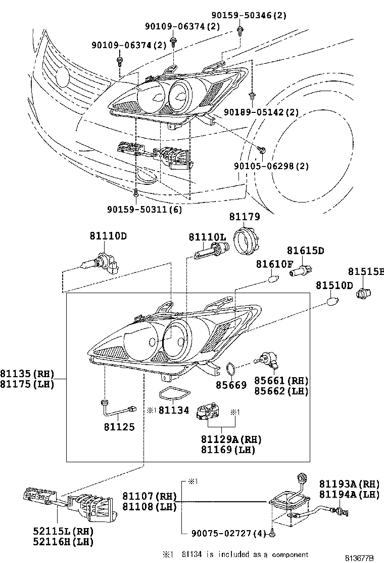 8114533761 TOYOTA