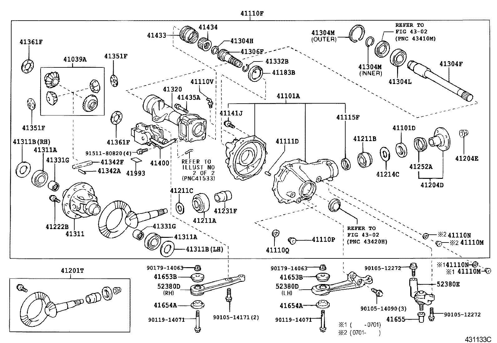 411103D510 TOYOTA