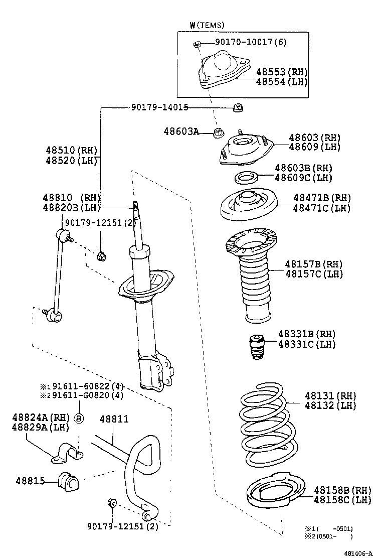 4855433040 TOYOTA