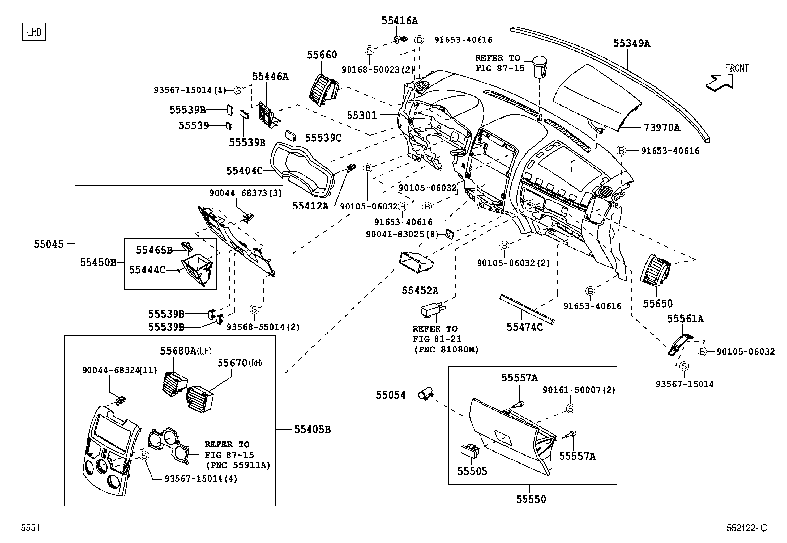 55444B4020 TOYOTA