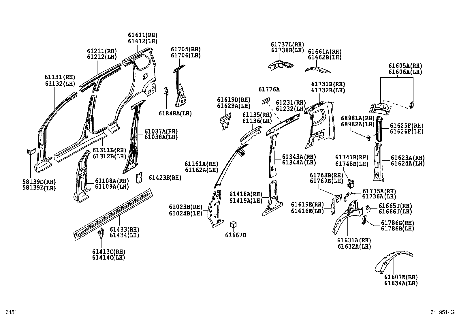 61423BZ010 TOYOTA