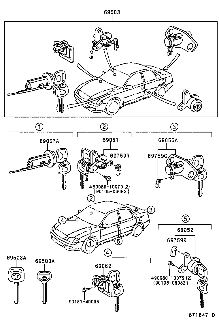 6905741040 TOYOTA