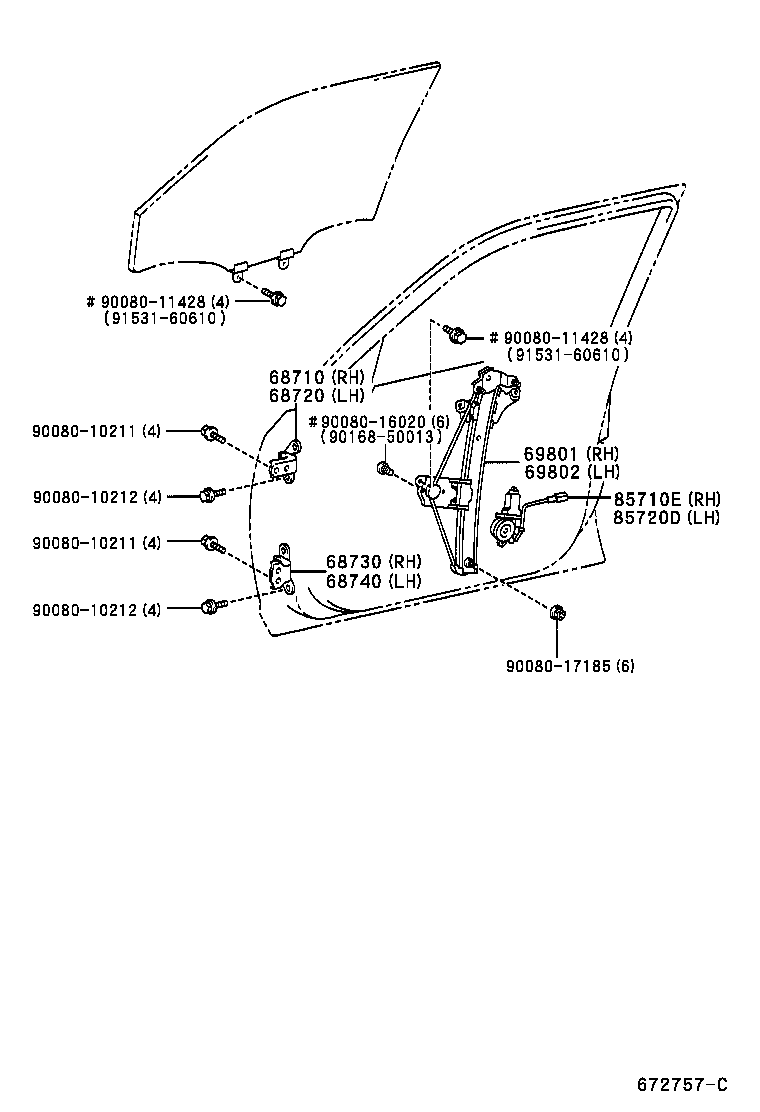 68720AC010 TOYOTA