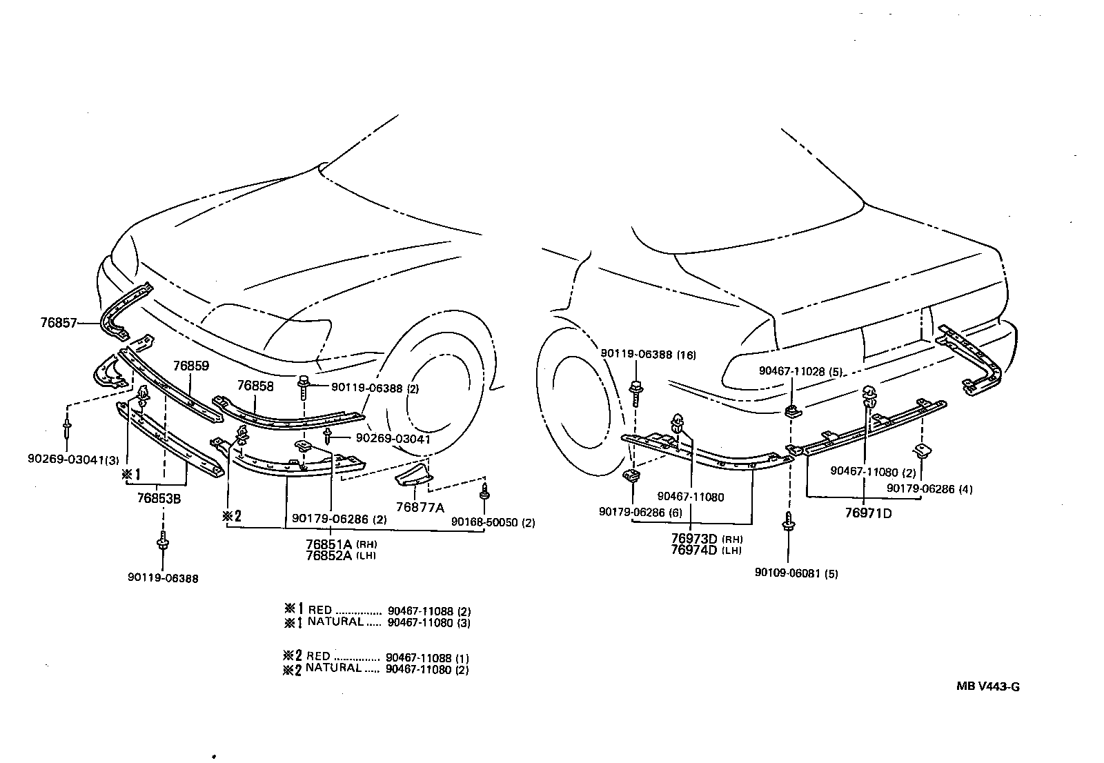 7685933010 TOYOTA