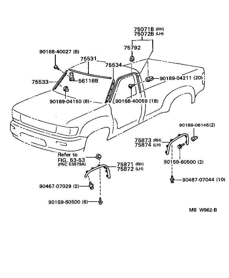 7579234010 TOYOTA