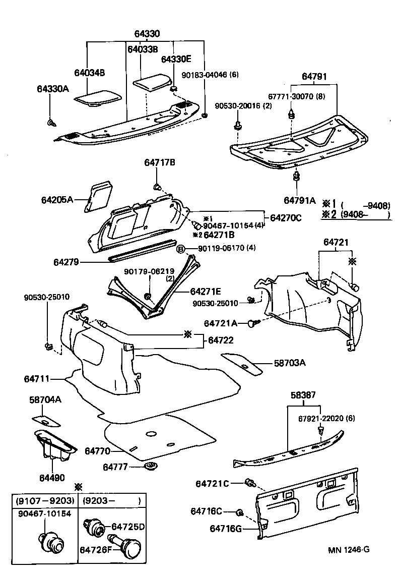 6472233040 TOYOTA