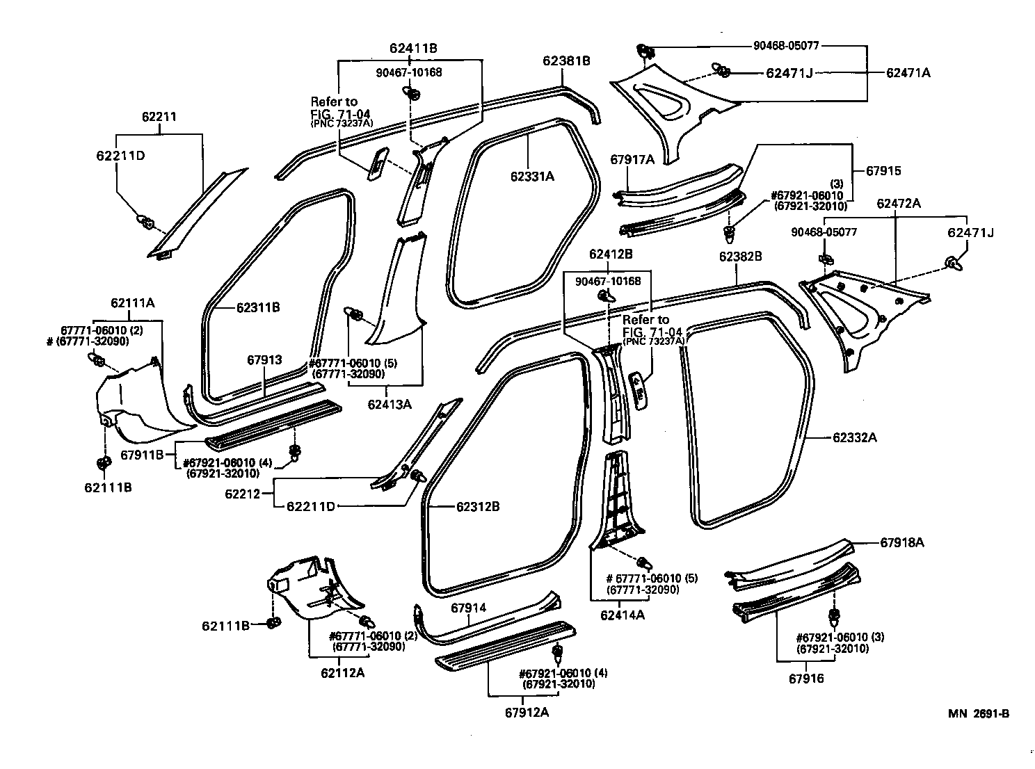 62381AC012 TOYOTA