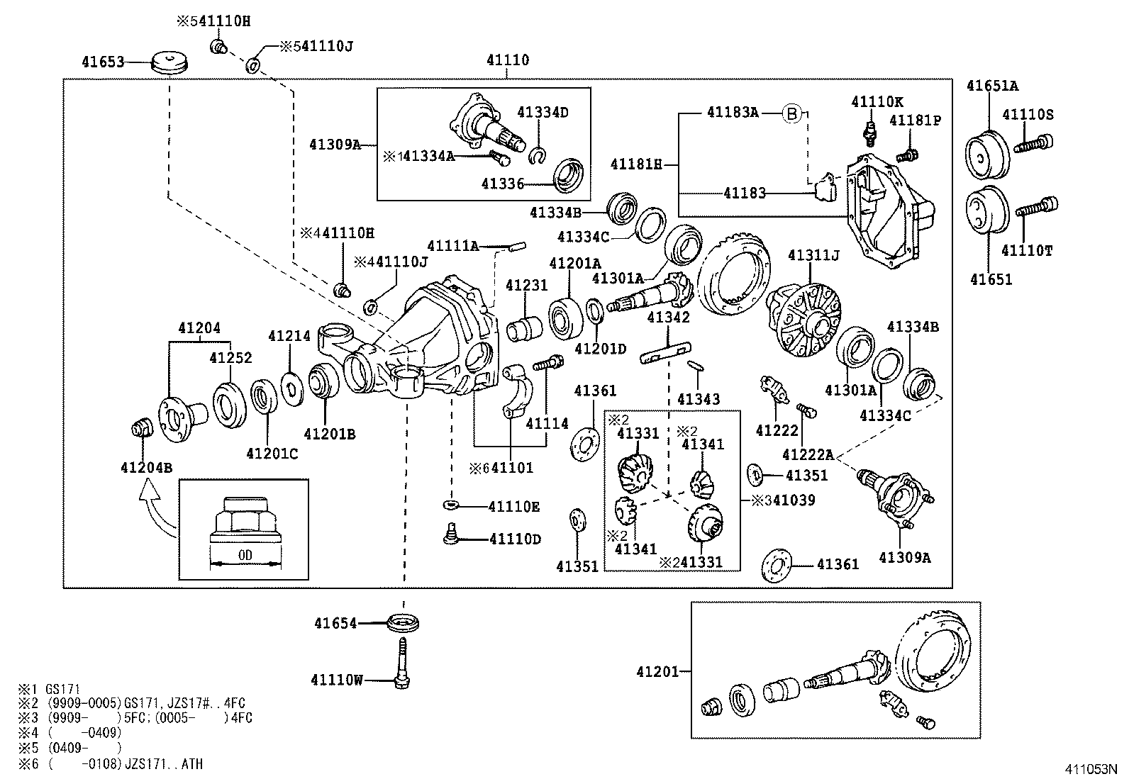 411103A143 TOYOTA