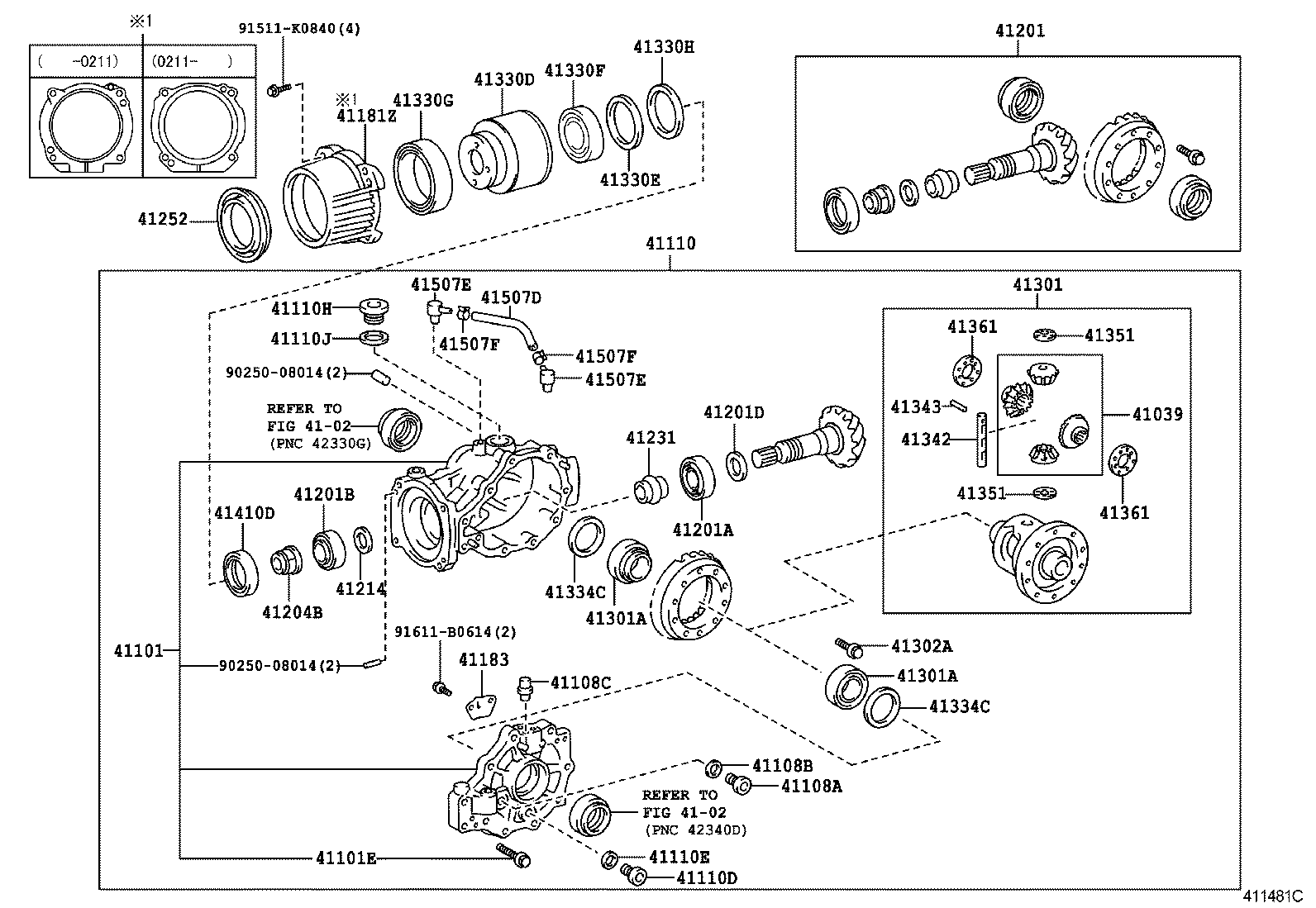 4111021052 TOYOTA