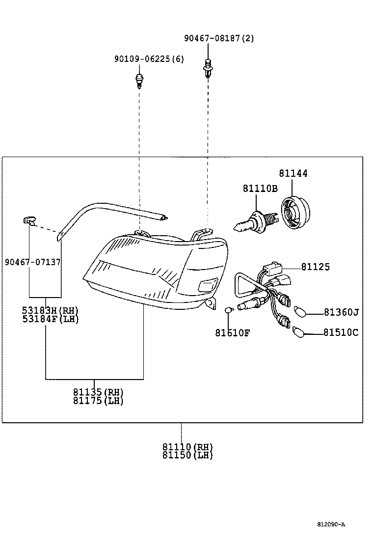 811303A710 TOYOTA