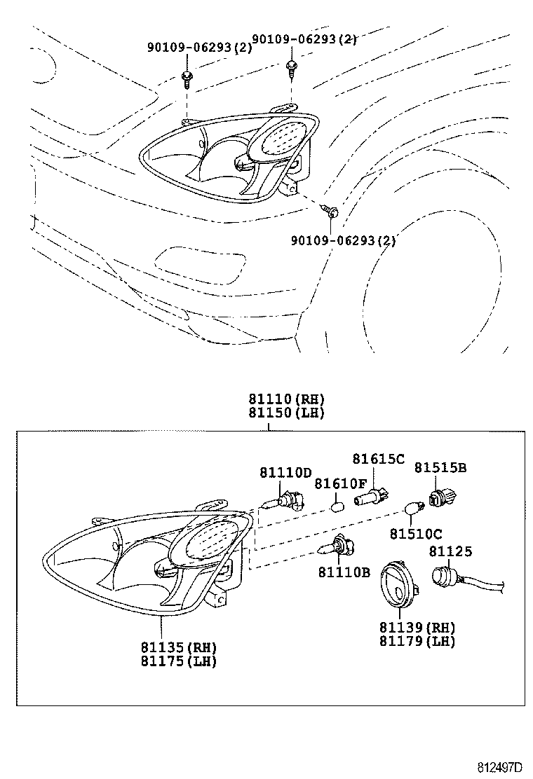 8114548192 TOYOTA