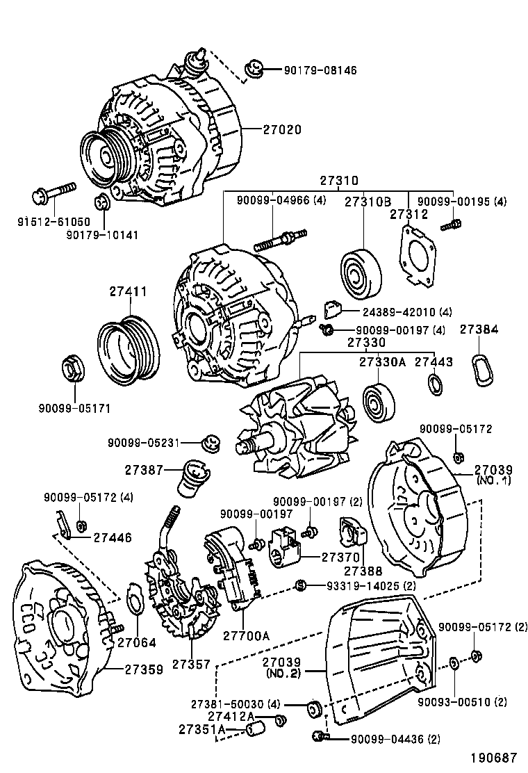 2738750070 TOYOTA