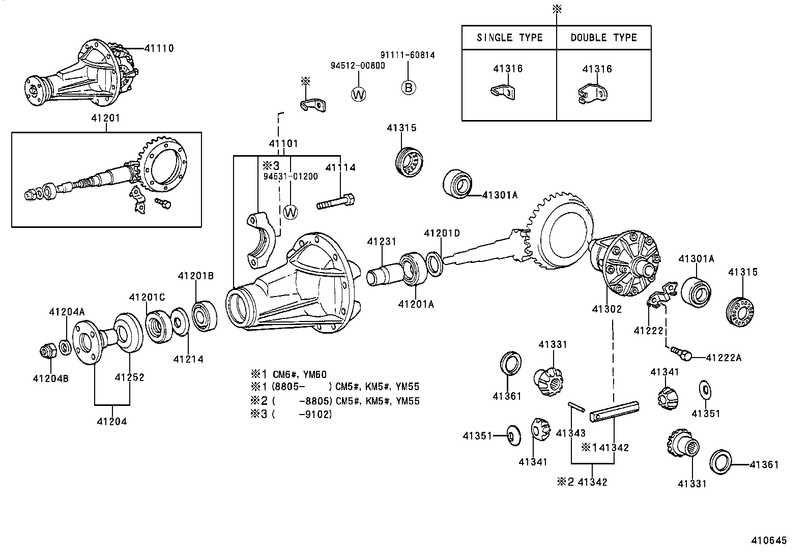 4111028120 TOYOTA