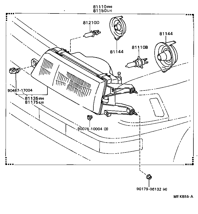 8113032151 TOYOTA