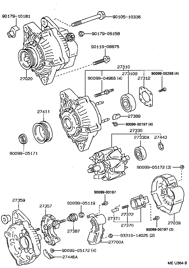 2738774290 TOYOTA