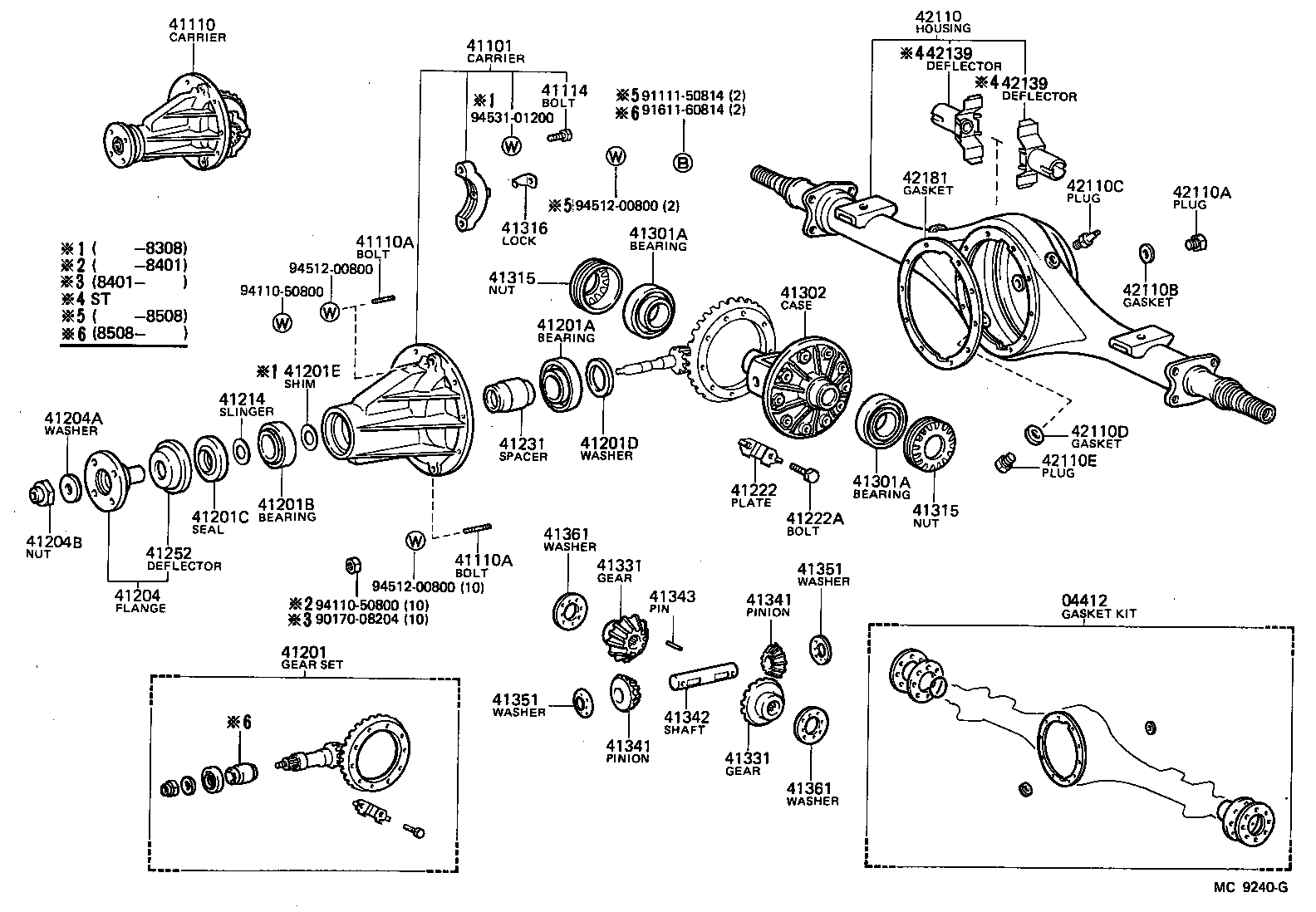 4111026020 TOYOTA