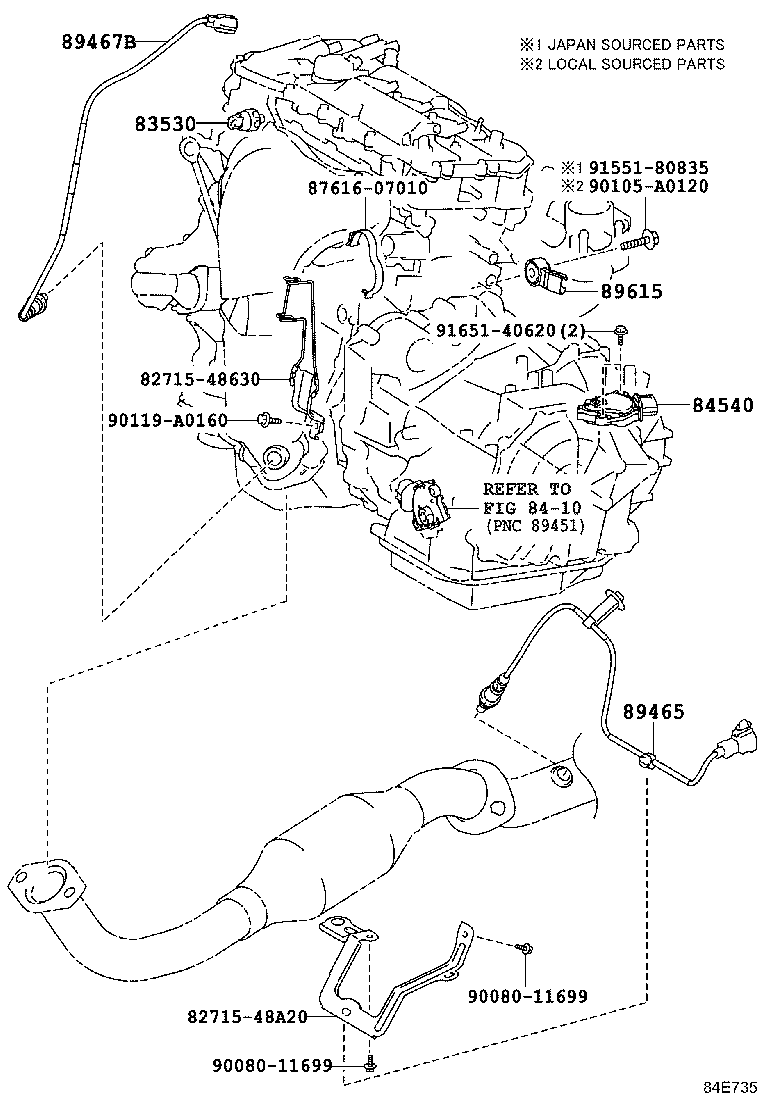 848720E020 TOYOTA