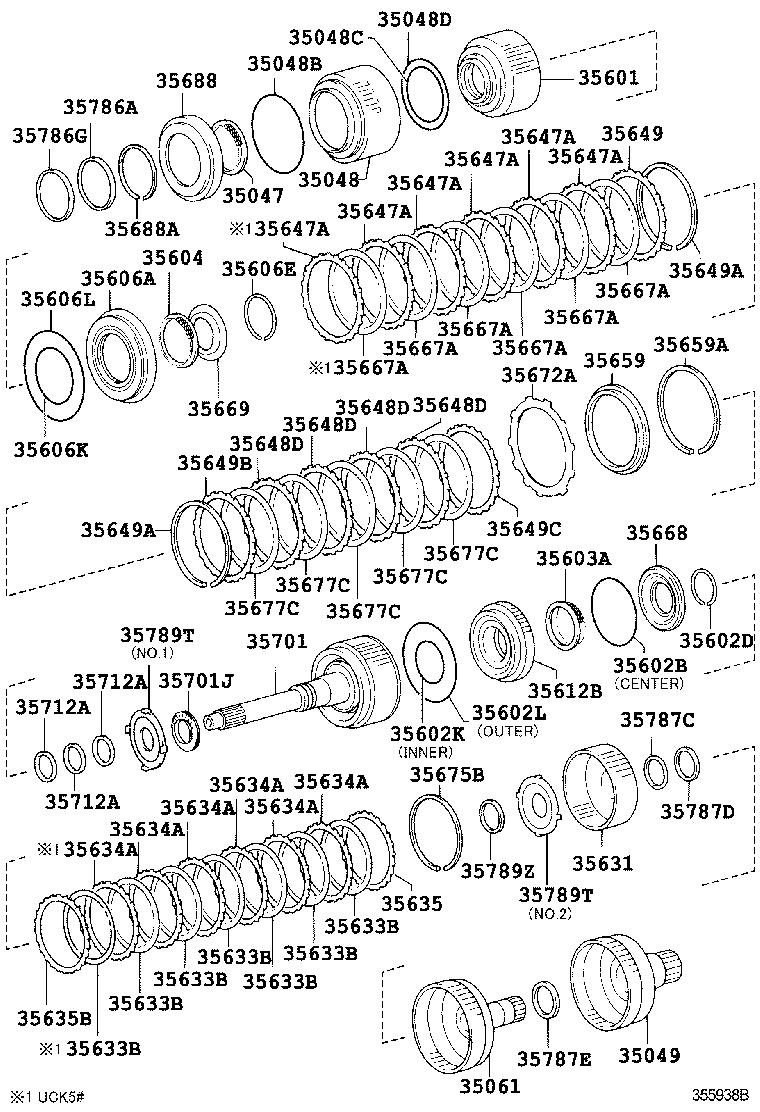 3565934010 TOYOTA