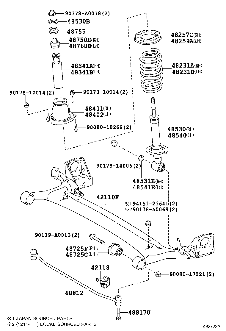 4872012110 TOYOTA