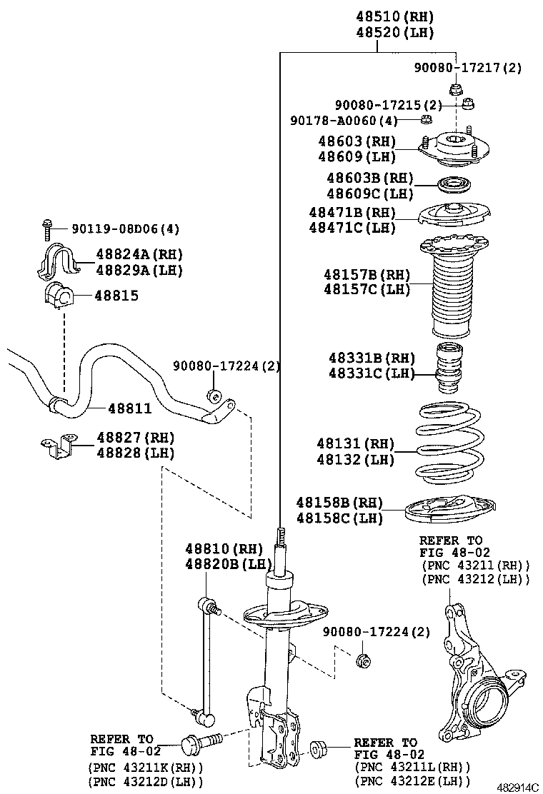 485108Z164 TOYOTA